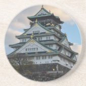 Osaka Castle Dec Zandsteen Onderzetter (Voorkant)