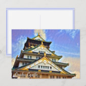 Osaka Castle: Flat Card (Voorkant / Achterkant)