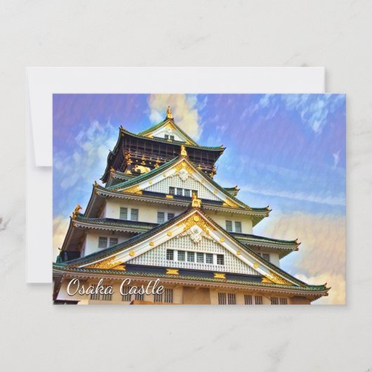 Osaka Castle: Flat Card (Voorkant)