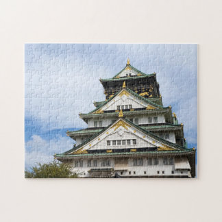 Osaka Castle in Osaka Japan Legpuzzel