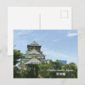 Osaka Castle . Japan Briefkaart (Voorkant / Achterkant)