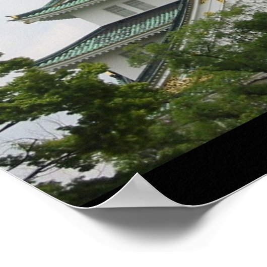 Osaka Castle Poster (Hoek)