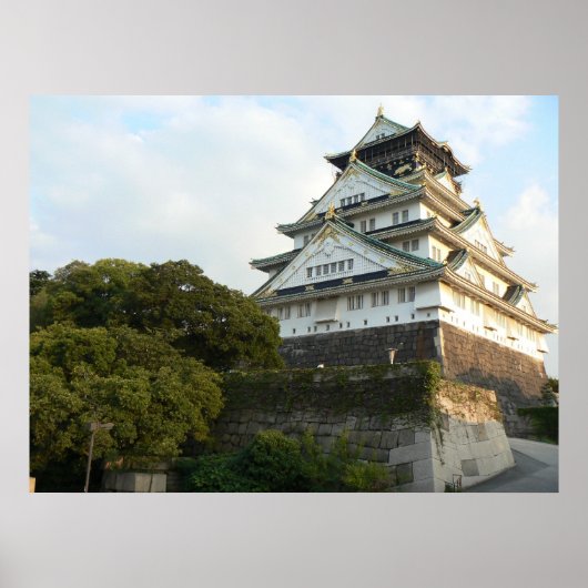 Osaka Castle Poster (Voorkant)
