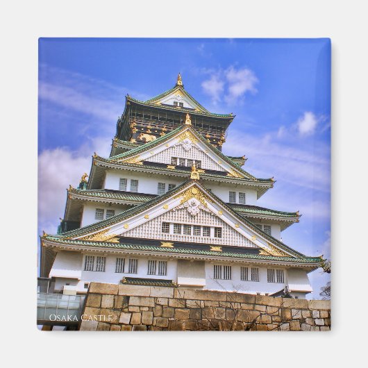 Osaka Castle:Square Magnet (Voorkant)