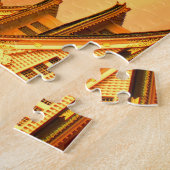 Osaka Castle (Sunset ver.) ジグソーパズル Legpuzzel (Zijkant)