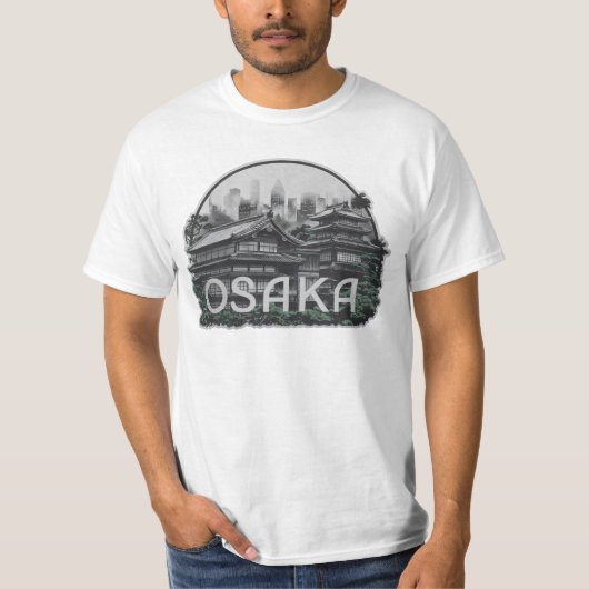 Osaka City Japan T-shirt (Voorkant)