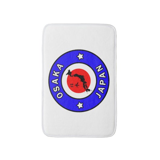 Osaka Japan Badmat (Voorkant Verticaal)