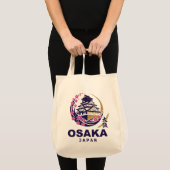 Osaka Japan Cherry Blossoms Tote Bag (Voorkant (product))