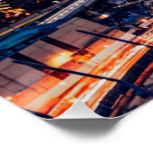 Osaka Japan cityscape photograph Perfect Poster (Hoek)