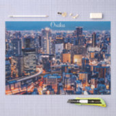 Osaka Japan cityscape photograph Tissuepapier (Craft)