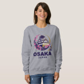 Osaka Japan Kersenbloesem Trui (Voorkant volledig)