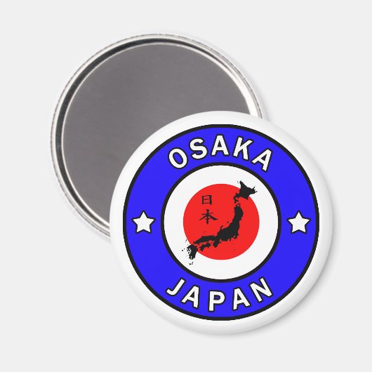 Osaka Japan Magneet (Voorkant / Achterkant)