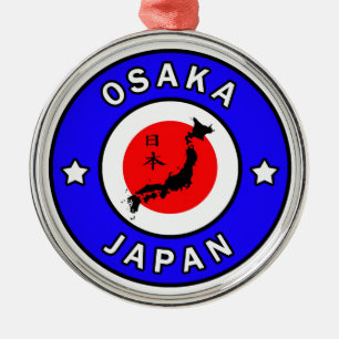 Osaka Japan Metalen Ornament