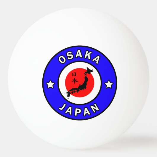 Osaka Japan Pingpongbal (Voorkant)