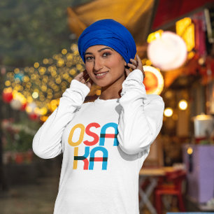 Osaka Japan Pop Art Letters T-shirt