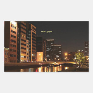 Osaka, Japan Rechthoekige Sticker