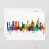 Osaka Japan Skyline Briefkaart (Voorkant / Achterkant)