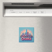 Osaka Japan Stad Reis Souvenir 🗺️ Magneet (Insitu (Vaatwasser))