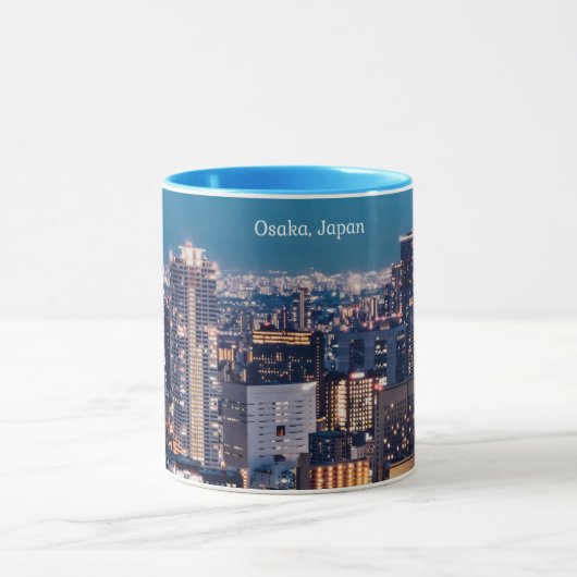 Osaka Japan stadspanorama foto Mok (Midden)