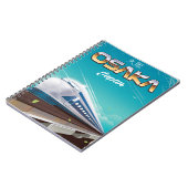 Osaka Japan Train Vintage poster Notitieboek (Linkerzijde)