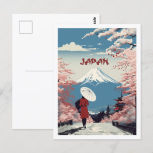 Osaka Japan Vintage Beroemde Reisplaats Briefkaart