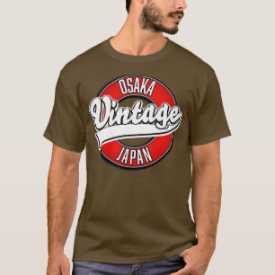 Osaka japan vintage stijl t-shirt