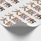 Osaka Japan Wrapping Paper Cadeaupapier (Hoek)