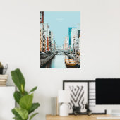 Osaka, Japanse reisbaan Poster (Thuiskantoor)