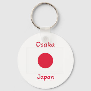 Osaka Japanse vlag Sleutelhanger
