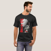 Osaka Kanji Japans Samurai Artwork Katana Sword T-shirt (Voorkant volledig)