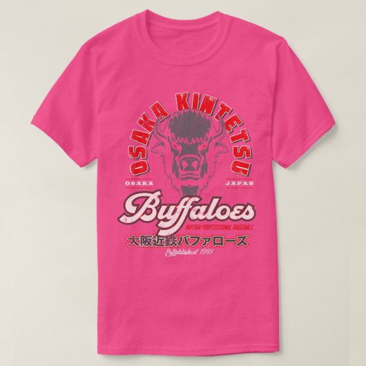Osaka Kintetsu Buffalo's T-shirt (Design voorkant)