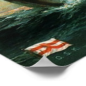 Osaka Mercantile Steamship Co. Travel Poster (Hoek)