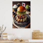 Osaka Oishii Burger Dream 24x36 Poster (Keuken)