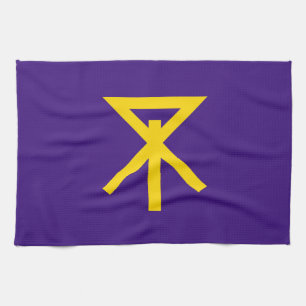 Osaka stadsvlag Osaka prefectuur japan symbool Theedoek
