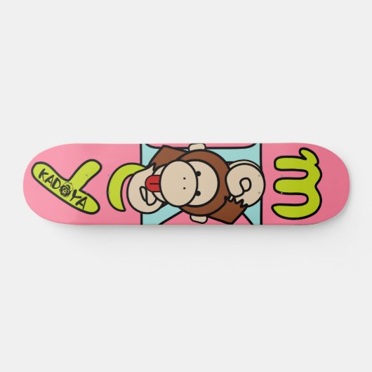 OSALU_monkey Persoonlijk Skateboard (Horizontaal)