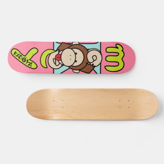 OSALU_monkey Persoonlijk Skateboard (Horizontaal)