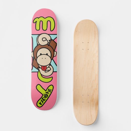 OSALU_monkey Persoonlijk Skateboard (Voorkant)