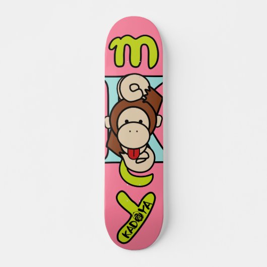 OSALU_monkey Persoonlijk Skateboard (Voorkant)