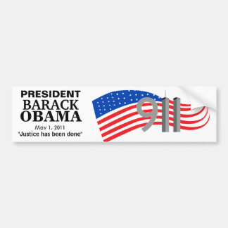 Osama Bin Laden Dead - Rechtvaardigheid Bumpersticker