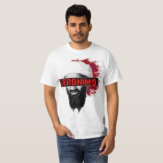 Osama Geronimo red T-shirt (Voorkant volledig)