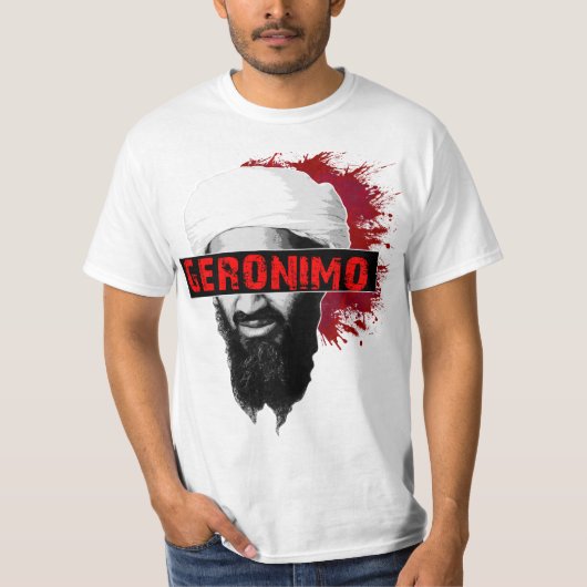 Osama Geronimo red T-shirt (Voorkant)