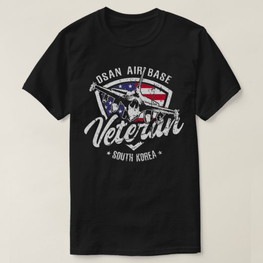 Osan Air Base Veteran USAF South Korea Premium T-shirt (Design voorkant)