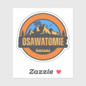 Osawatomie, Kansas Sticker (Vel)