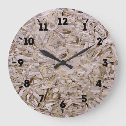 OSB Bouw Plywood Sheets Print on a Grote Klok (Voorkant)