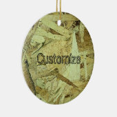 OSB Chip Board Multiplex Gepersonaliseerd Keramisch Ornament (Rechts)