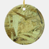 OSB Chip Board Multiplex Gepersonaliseerd Keramisch Ornament (Achterkant)