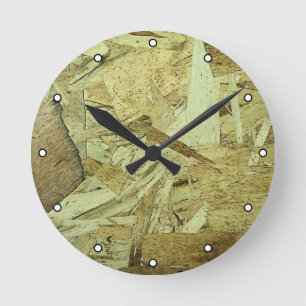 OSB Chip Board Multiplex met Stippen Ronde Klok