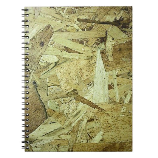 OSB Chip Board Plywood Notitieboek (Voorkant)