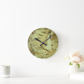 OSB Chip Board Plywood Ronde Klok (Huis)