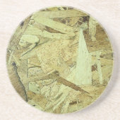 OSB Chip Board Plywood Zandsteen Onderzetter (Voorkant)